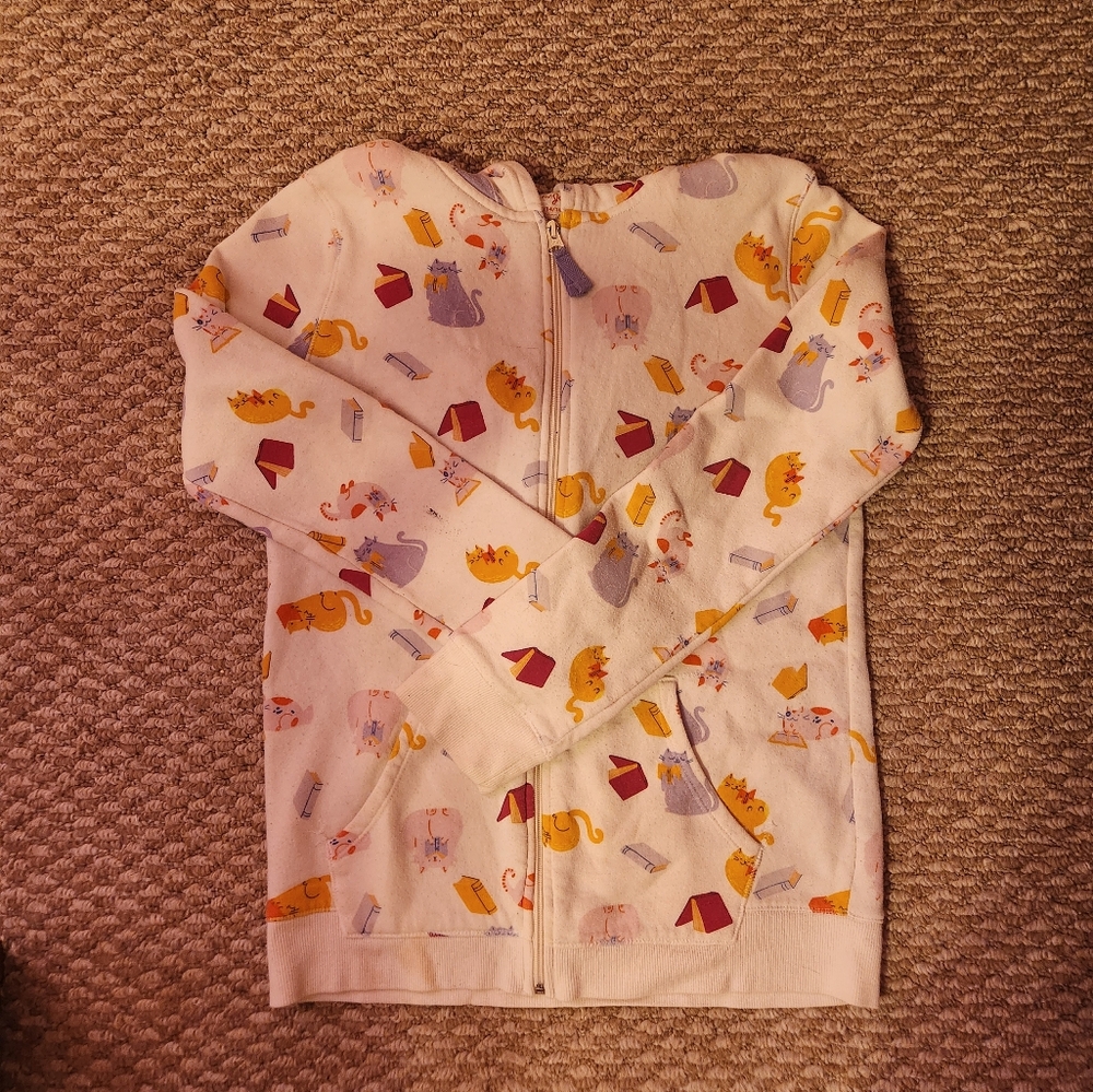 XL cat and Jack zip up